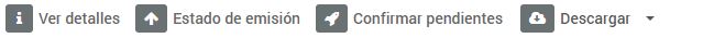 Comprobantes - Acciones