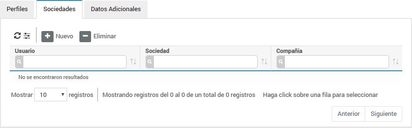 Usuarios - 03 - Sociedades