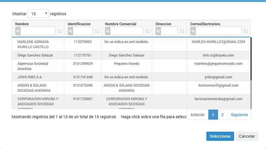 ListaSeleccionEmisor