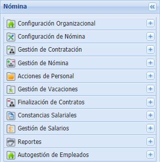 Menu Principal - Opciones